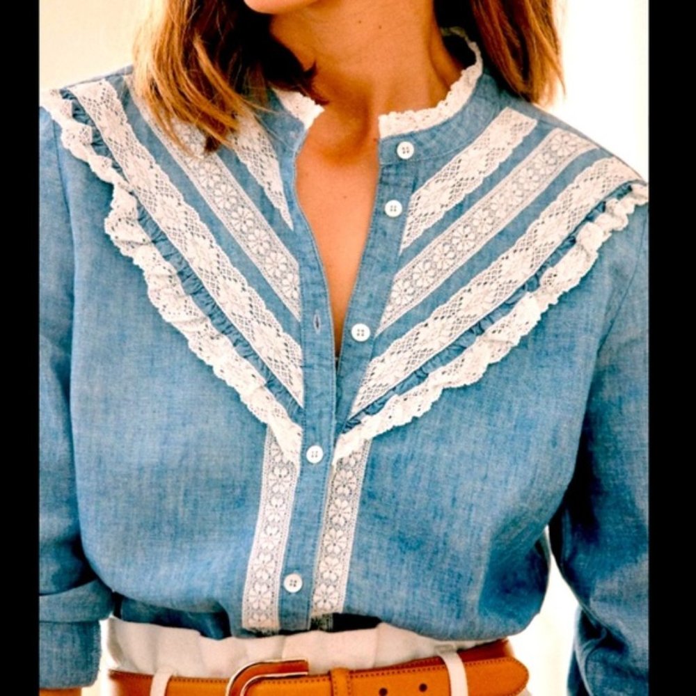 NWOT Sezane LAURE Shirt